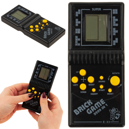 ZB20 – elektronická hra Tetris, hadí hra, kapesní konzole