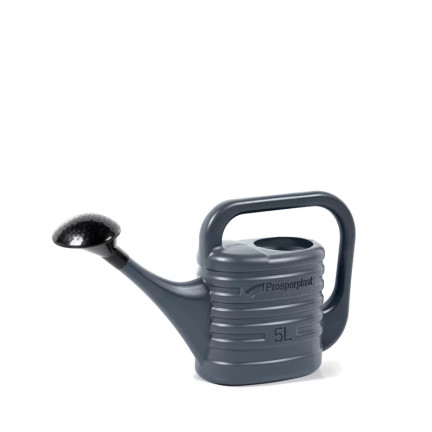 IKZ05-S433 zahradní konvička na zalévání květin a zeleniny, 5 l, sítko, univerzální, antracitová