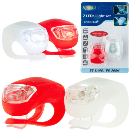 ZW39 VEDL JÍZDNÍ KOLO LAMPA PŘEDNÍ ZADNÍ 2 KS